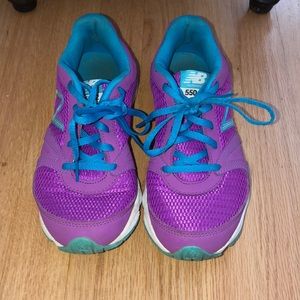 Women’s purple new balance athletic shoes